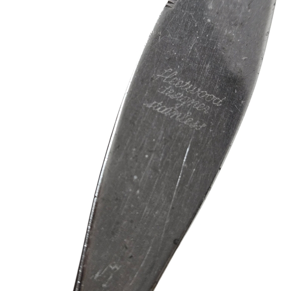 Vintage Fleetwood Design Stainless Danish Wood‎ Handle Steak Knifes Set of 6 R31 - Picture 5 of 6